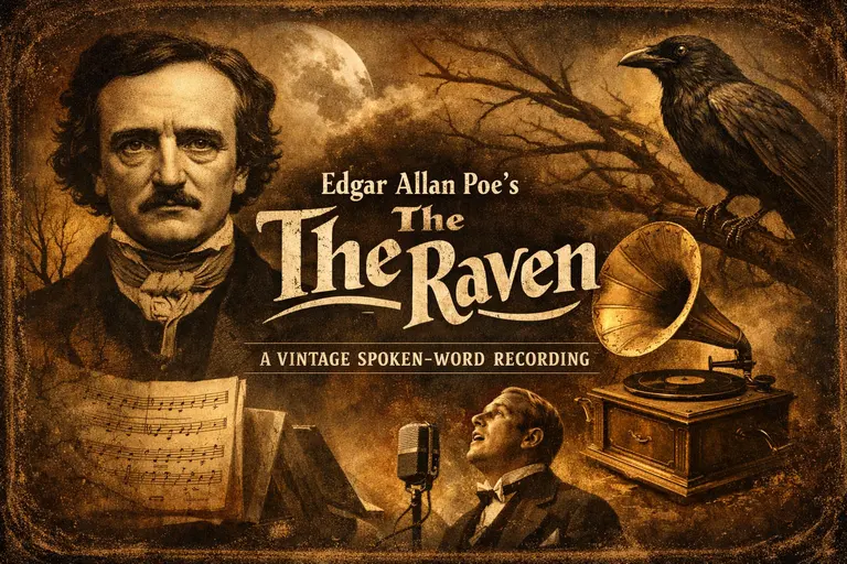 Edgar Allan Poe’s The Raven — Early Spoken-Word Recording
