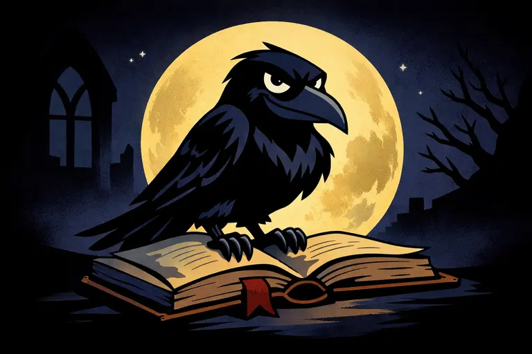 The Raven — Animated Gothic Illustration