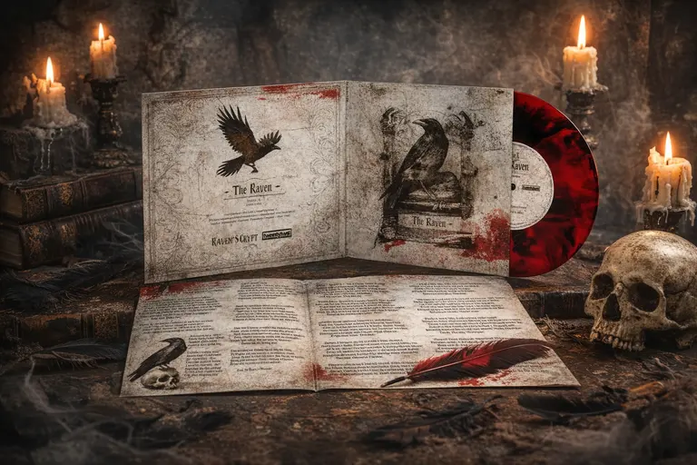 Edgar Allan Poe – The Raven 7″ Vinyl Gatefold